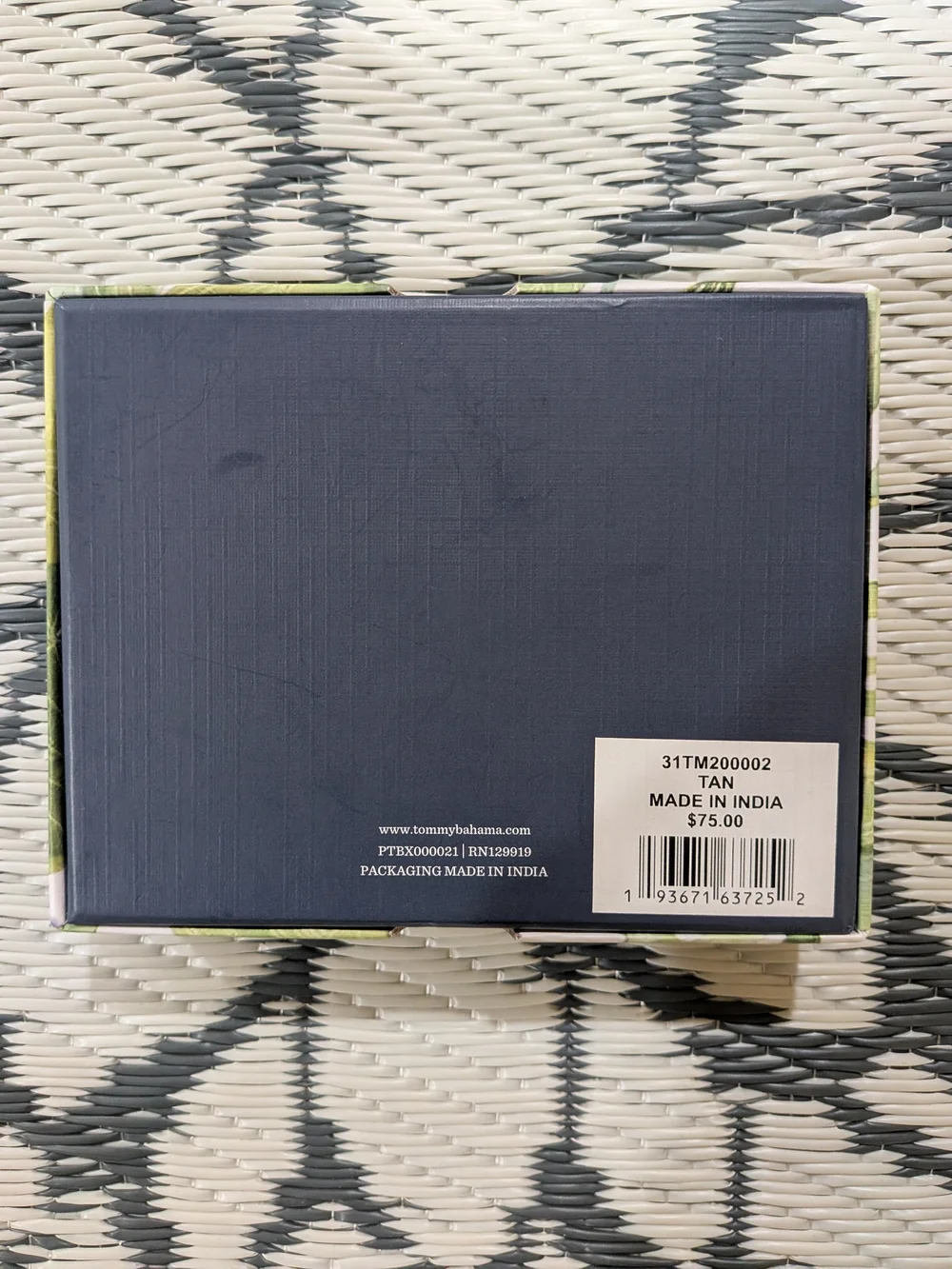 Wallet | Tommy Bahama Men's Wallet Leather Tan w/ Solid Logo_NWT